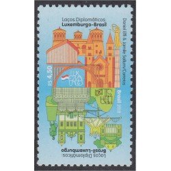 Brasil Brazil 3718 2018 Relaciones diplomáticas Brasil - Luxemburgo MNH Brasil Brazil 3718 2018 Relaciones diplomáticas Brasil - Luxemburgo MNH