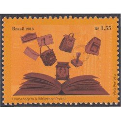 Brasil Brazil 3678 2018 Homenaje a la Biblioteca Postal MNH Brasil Brazil 3678 2018 Homenaje a la Biblioteca Postal MNH