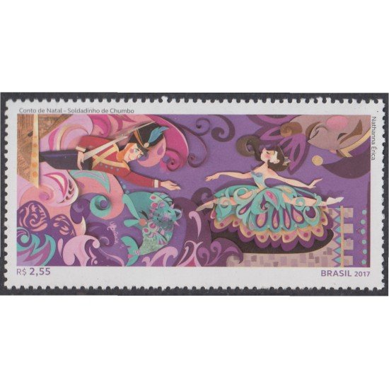 Brasil Brazil 3673 2017 Cuento de navidad Soldadito de plomo MNH Brasil Brazil 3673 2017 Cuento de navidad Soldadito de plomo MNH