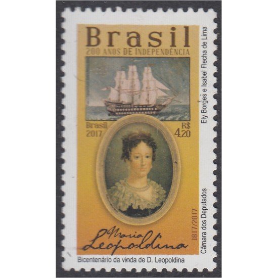Brasil Brazil 3668 2017 200 años de Independencia MNH