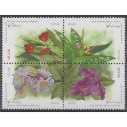 Brasil Brazil 3641/44 2017 Flores flowers MNH Brasil Brazil 3641/44 2017 Flores flowers MNH
