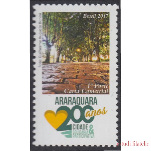 Brasil Brazil 3637 2017 200 Años de Araraquara MNH