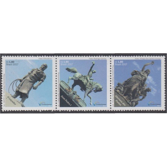Brasil Brazil 3634/36 2017 Monumentos brasileños MNH Brasil Brazil 3634/36 2017 Monumentos brasileños MNH