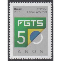 Brasil Brazil 3592 2016 50 Años de la FGTS MNH Brasil Brazil 3592 2016 50 Años de la FGTS MNH