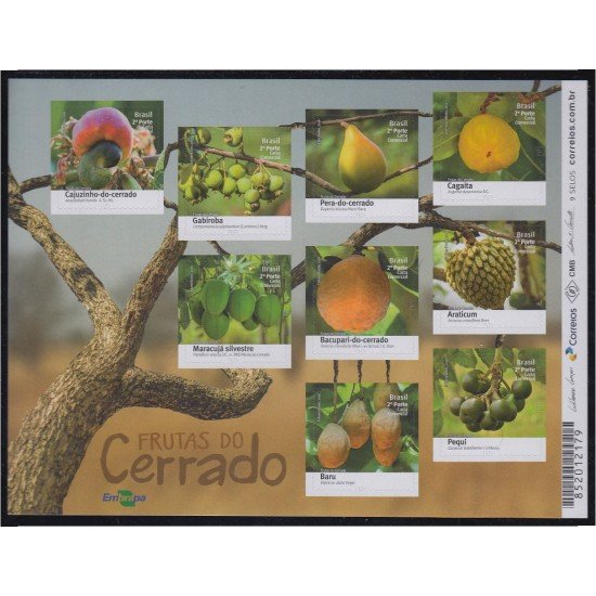 Brasil Brazil 3583/91 2016 Frutas de Cerrado MNH Brasil Brazil 3583/91 2016 Frutas de Cerrado MNH