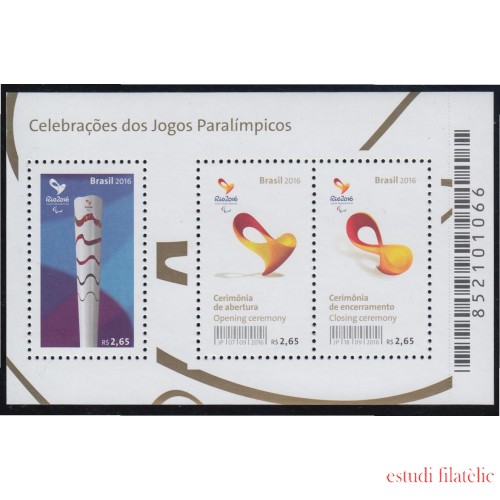 Brasil Brazil HB 177 2016 Río de Janeiro Juegos Olímpicos MNH