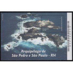 Brasil Brazil HB 166 2014 Archipielago de Sao Pedro y Sao Paulo MNH Brasil Brazil HB 166 2014 Archipielago de Sao Pedro y Sao Paulo MNH