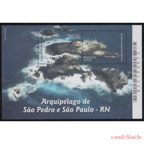 Brasil Brazil HB 166 2014 Archipielago de Sao Pedro y Sao Paulo MNH