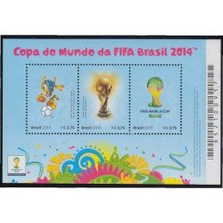 Brasil Brazil HB 163 2014 Copa del Mundo FIFA Fútbol 2014 MNH Brasil Brazil HB 163 2014 Copa del Mundo FIFA Fútbol 2014 MNH