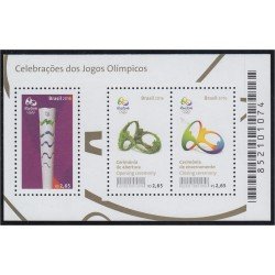 Brasil Brazil HB 176 2016 Río de Janeiro Juegos Olímpicos MNH Brasil Brazil HB 176 2016 Río de Janeiro Juegos Olímpicos MNH