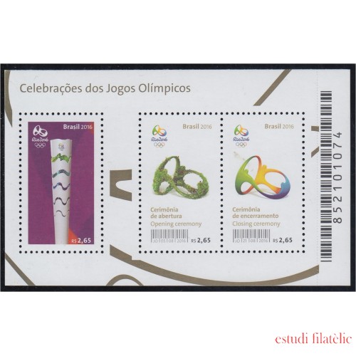 Brasil Brazil HB 176 2016 Río de Janeiro Juegos Olímpicos MNH