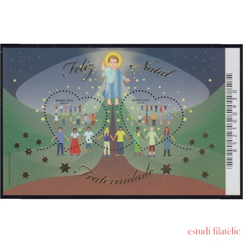 Brasil Brazil HB 161 2013 Navidad Chritsmas MNH