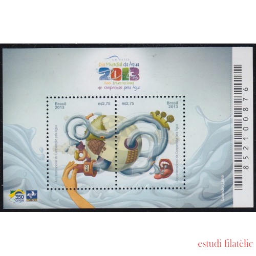 Brasil Brazil HB 157 2013 Día Mundial del Agua MNH