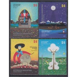 Argentina 3076/79 2015 Fiestas Nacionales MNH