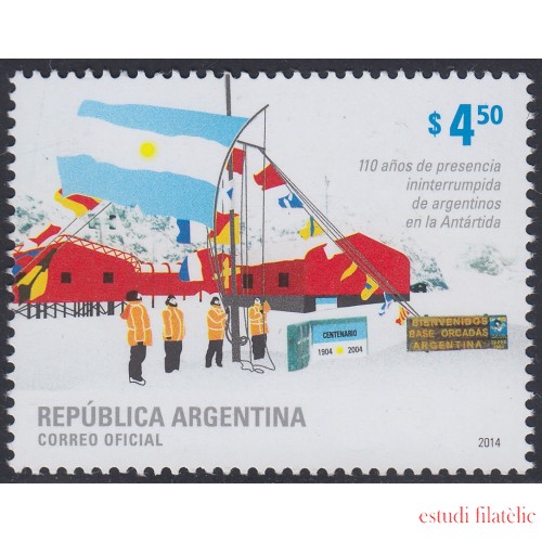 Argentina 3037 2014 110 Años de presencia en la Antártida MNH