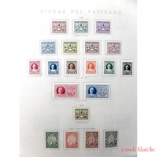 Colección Collection Vaticano 1929 - 2004 MH