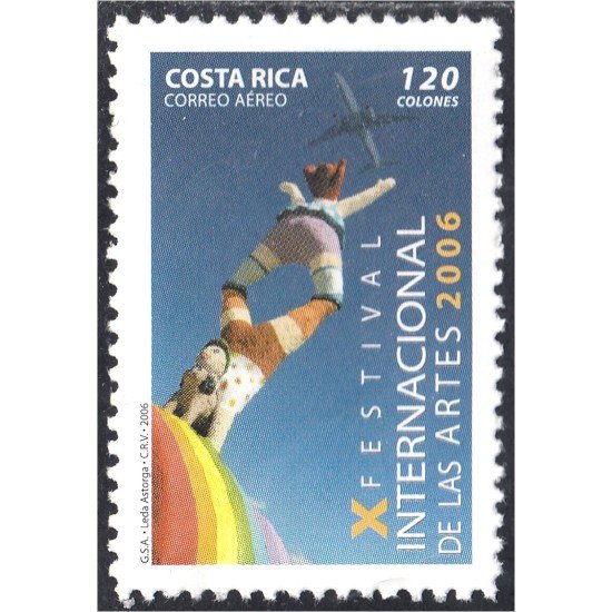 Costa Rica A- 922 2006 10 Festival Internacional de las Artes MNH Costa Rica A- 922 2006 10 Festival Internacional de las Artes MNH