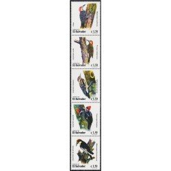 El Salvador 1436/40 2000 Fauna. Pájaros MNH El Salvador 1436/40 2000 Fauna. Pájaros MNH