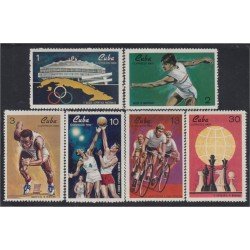 Cuba 1340/45 1969 Juegos Deportivos Nacionales MNH Cuba 1340/45 1969 Juegos Deportivos Nacionales MNH