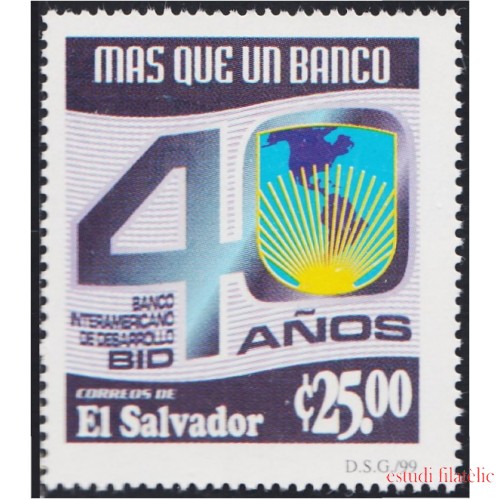El Salvador 1441 2000 40 Años del Banco Interamericano del Desarrollo - ***