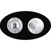 Australia 2021 1 Dólar 1 onza 999 Ag  Año del Buey