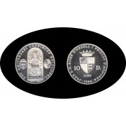 Andorra 31,76 gr 1996  XXV Aniversario Coprinced Episcopal Plata Ag 