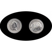 Australia 1997 20,77 gr  10 dólares Puente del puerto de Sidney Plata Silver