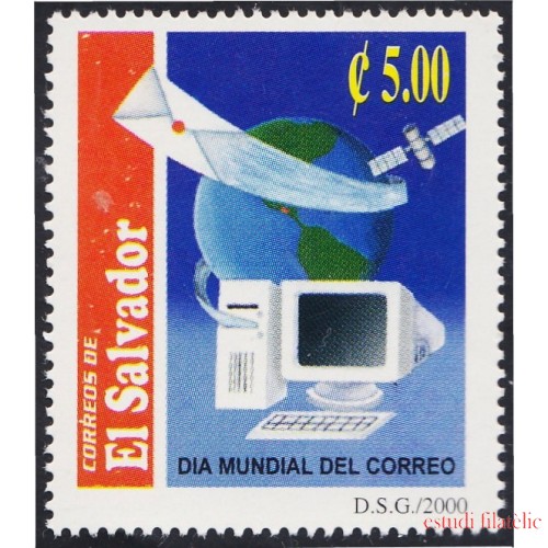 El Salvador 1480F 2000 Día Mundial del Correo MNH