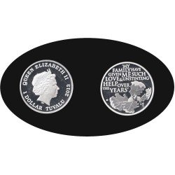 Tuvalu 2013 1 dólar 31,10 g Jubileo Árbol de arce plata Tuvalu 2013 1 dólar 31,10 g Jubileo Árbol de arce plata