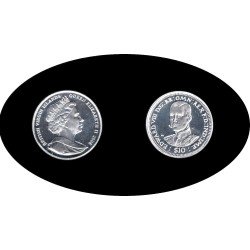 Islas Vírgenes Británicas 2006 $10 28,28 g Eduardo VIII plata
