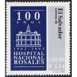 El Salvador 1505 2002 100° del Hospital Nacional Rosales MNH El Salvador 1505 2002 100° del Hospital Nacional Rosales MNH