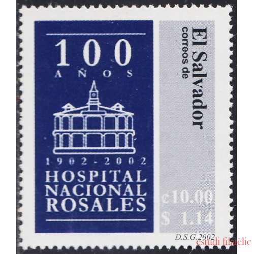 El Salvador 1505 2002 100° del Hospital Nacional Rosales MNH