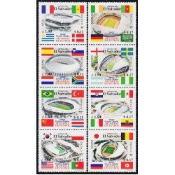 El Salvador 1506/13 2002 Copa del Mundo de Fútbol 2002 en Corea MNH El Salvador 1506/13 2002 Copa del Mundo de Fútbol 2002 en Corea MNH