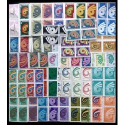 Tema Europa 1973 Bl.4 Completo Tema Europa 50 Sellos Tema Europa 1973 Bl.4 Completo Tema Europa 50 Sellos