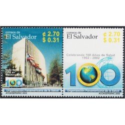 El Salvador 1517/18 2002 100° de la Organización Panamericana de la Salud - *** El Salvador 1517/18 2002 100° de la Organización Panamericana de la Salud - ***