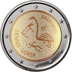 Estonia 2021 2 € euros conmemorativos Fenno-Ugria Estonia 2021 2 € euros conmemorativos Fenno-Ugria