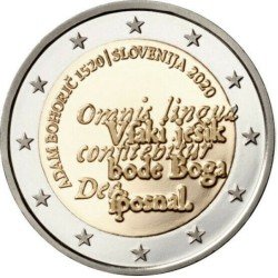 Eslovenia 2020 2 € euros conmemorativos Adam Bohoric Eslovenia 2020 2 € euros conmemorativos Adam Bohoric