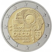 Eslovaquia 2020 2 € euros conmemorativos Adhesión OCDE