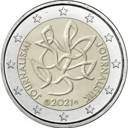 Finlandia 2021 2 € euros conmemorativos Periodismo y Democracia Finlandia 2021 2 € euros conmemorativos Periodismo y Democracia