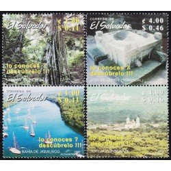 El Salvador 1521/24 2002 Turismo MNH El Salvador 1521/24 2002 Turismo MNH