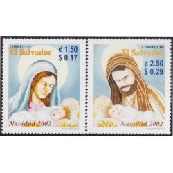 El Salvador 1525/26 2002 Navidad MNH El Salvador 1525/26 2002 Navidad MNH