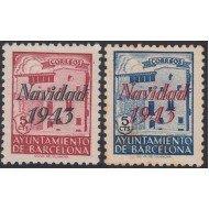Barcelona SH 53/54 1943 Navidad MNH