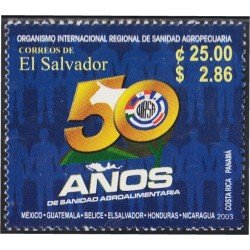 El Salvador 1531 2003 50 Años de OIRSA MNH El Salvador 1531 2003 50 Años de OIRSA MNH