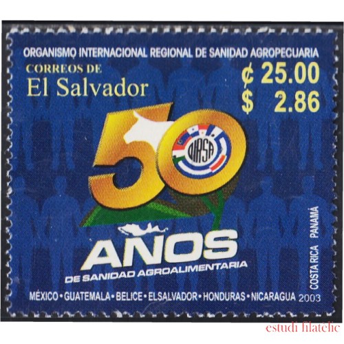 El Salvador 1531 2003 50 Años de OIRSA MNH