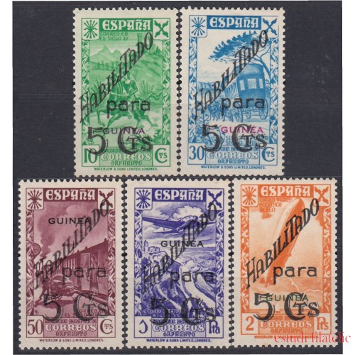 Guinea Española Beneficencia 7/11 1941 Historia del correo MH 