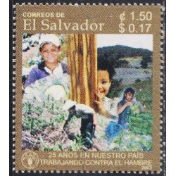 El Salvador 1537 2003 25 Años de la FAO MNH El Salvador 1537 2003 25 Años de la FAO MNH
