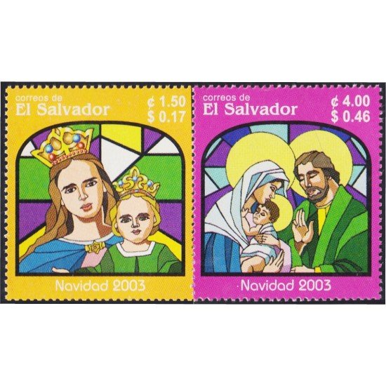 El Salvador 1538/39 - Navidad MNH