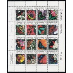 Bolivia 820/35 1993 Mariposas Butterflys MNH