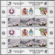 España Spain Emisión Conjunta 1984 Argentina España Exposición Internacional de Filatelia Temática Barcos MNH