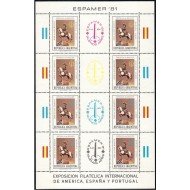 España Spain Emisión Conjunta 1981 Argentina España Batalla de Bailen José de San Martín Espamer 81
